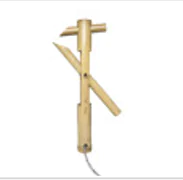  Product image 1 of the product “Bamboo water inlet with flow and noise approx. 75cm high with hose ”
